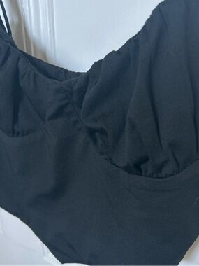 Princess Polly Black Structured Bust One-Piece